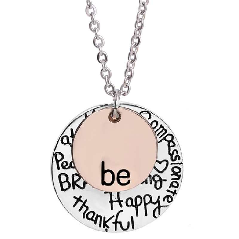 be brave inspirational necklace