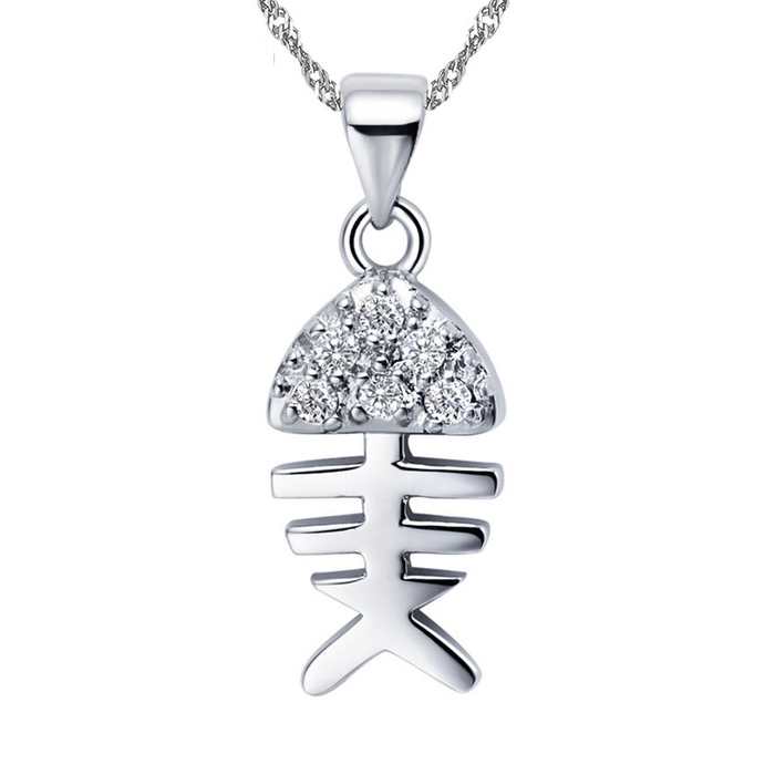 Fish Bone Necklace for Women