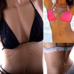 Layered Body Harness Chain- Beach Jewelry