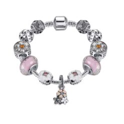 pink-white-women-beads-bracelet