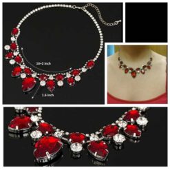 Blog-red crystal necklace