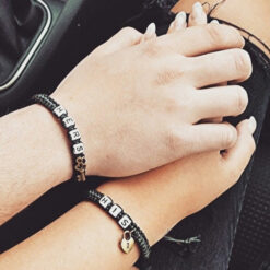 couples jewelry bracelets, customized couple bracelets