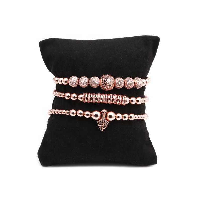 rose-gold-beaded-bracelet-set-pave-zircone