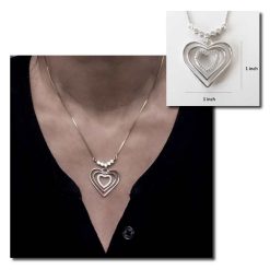 Open heart necklace